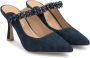 Alma en Pena Stijlvolle muiltjes met strass detail Blue Dames - Thumbnail 2