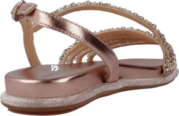 Alma en Pena Stijlvolle platte sandalen voor vrouwen Pink Dames