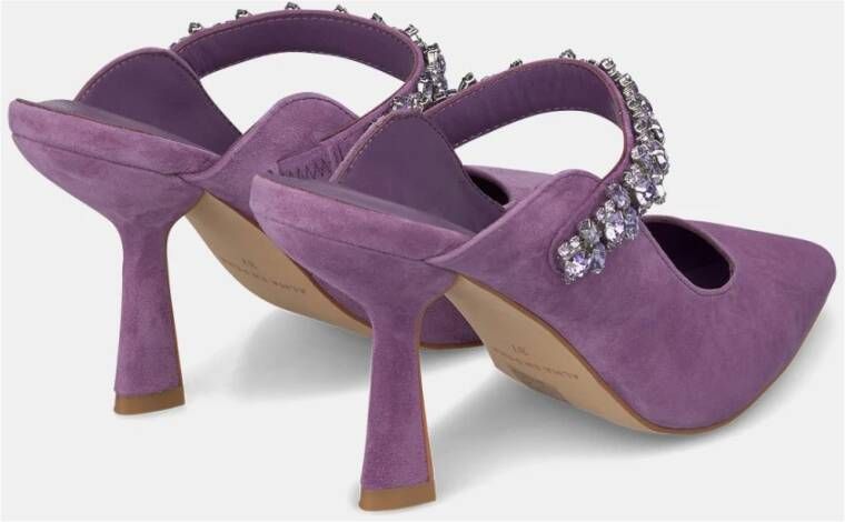 Alma en Pena Stijlvolle Slingback Schoen met Versierde Band Purple Dames