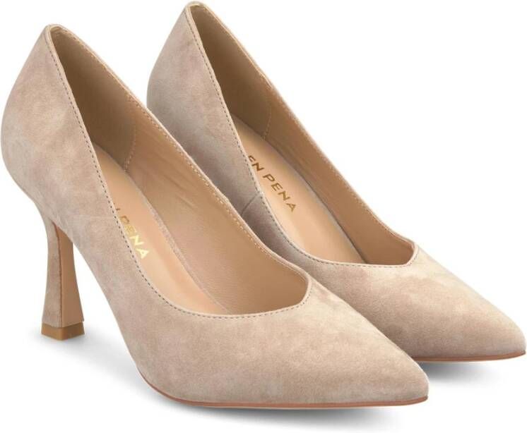 Alma en Pena Stiletto Hak Schoen Beige Dames