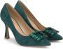 Alma en Pena Stiletto hakschoen met ornament Green Dames - Thumbnail 2