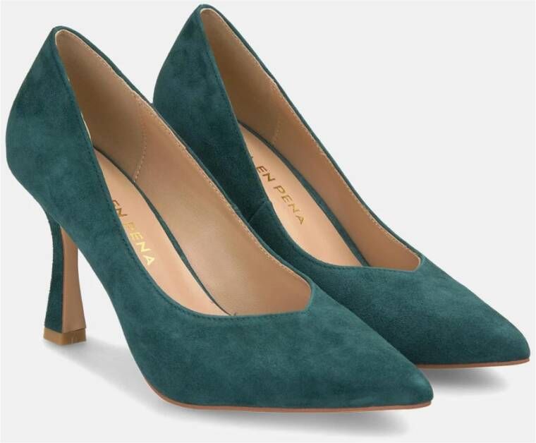 Alma en Pena Stiletto hoge hak schoen Green Dames