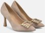 Alma en Pena Stiletto hoge hak schoen met ornament Beige Dames - Thumbnail 2