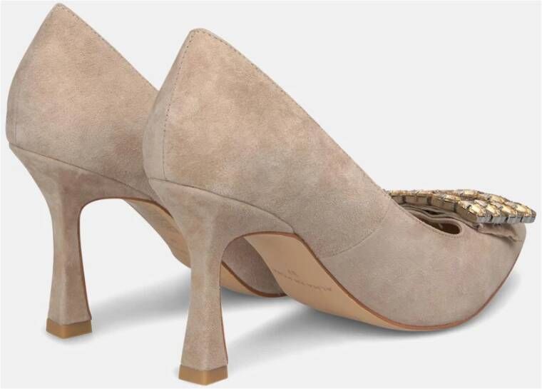 Alma en Pena Stiletto hoge hak schoen met ornament Beige Dames