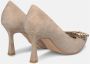 Alma en Pena Stiletto hoge hak schoen met ornament Beige Dames - Thumbnail 3