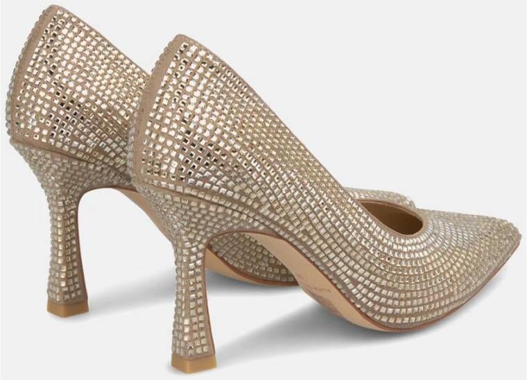 Alma en Pena Stiletto schoen met strass Beige Dames