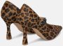 Alma en Pena Stiletto Schoen met Strass Brown Dames - Thumbnail 3