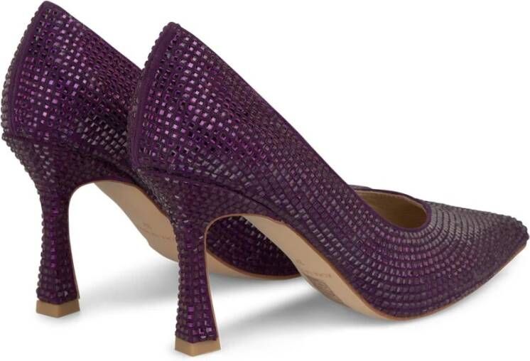 Alma en Pena Stiletto schoen met strass Purple Dames