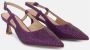 Alma en Pena Stilettohak schoen met strass Purple Dames - Thumbnail 2