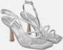 Alma en Pena Strappy Hak Sandaal Gray Dames - Thumbnail 2