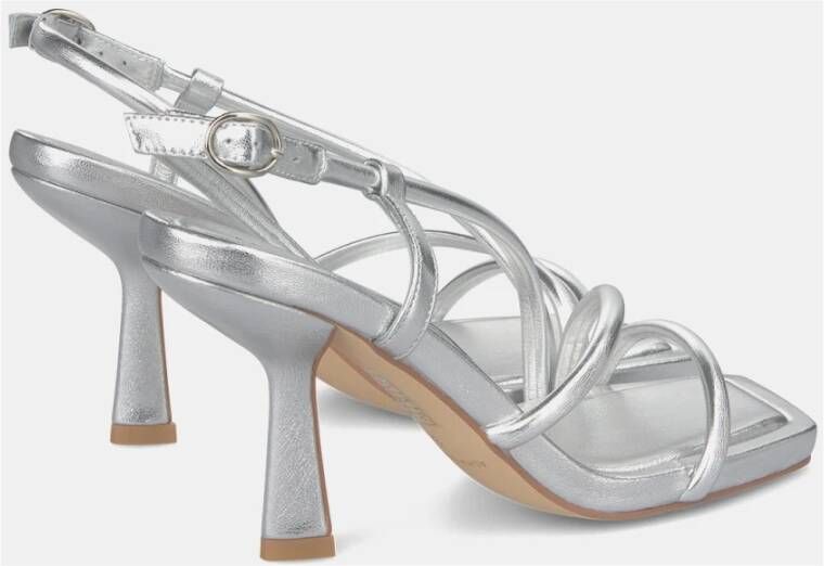 Alma en Pena Strappy Hak Sandaal Gray Dames