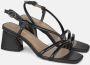 Alma en Pena Strappy Square Heel Sandal Black Dames - Thumbnail 2