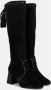 Alma en Pena Studded block heel boot Black Dames - Thumbnail 2