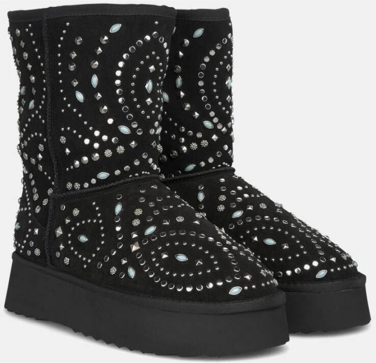 Alma en Pena Studded bontlaars Black Dames