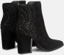 Alma en Pena Studded design bootie Black Dames - Thumbnail 3