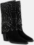 Alma en Pena Studded gaiter laarzen Black Dames - Thumbnail 2