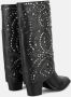 Alma en Pena Studded gaiter laarzen Black Dames - Thumbnail 4