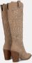 Alma en Pena Studded heeled boots Brown Dames - Thumbnail 3