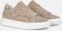 Alma en Pena Studded leren platform sneaker Beige Dames - Thumbnail 2