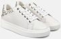 Alma en Pena Studded Leren Sneaker met Plateauzool White Dames - Thumbnail 2