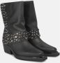 Alma en Pena Studded Pleat Bootie Black Dames - Thumbnail 2