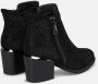 Alma en Pena Studded Zip Enkellaars Black Dames - Thumbnail 3