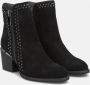 Alma en Pena Studded Zip Enkellaarzen Black Dames - Thumbnail 2