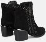 Alma en Pena Studded Zip Enkellaarzen Black Dames - Thumbnail 3