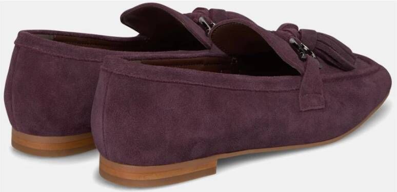 Alma en Pena Tassel Loafer Platte Schoen Purple Dames