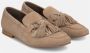 Alma en Pena Tassel Loafers Beige Dames - Thumbnail 2