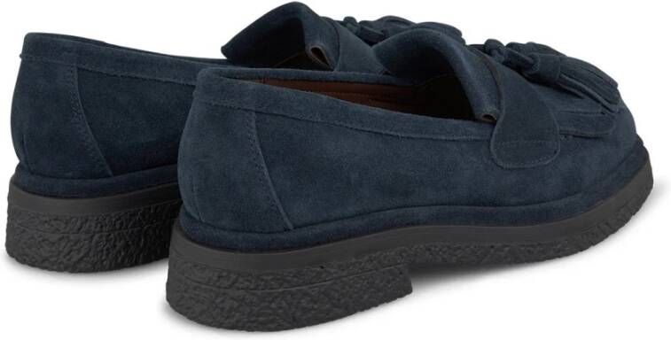 Alma en Pena Tassel platte loafer Blue Dames