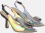 Alma en Pena Transparante hak met vierkante ornament Multicolor Dames - Thumbnail 2