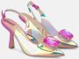 Alma en Pena Transparante hakschoen ornament Pink Dames - Thumbnail 2