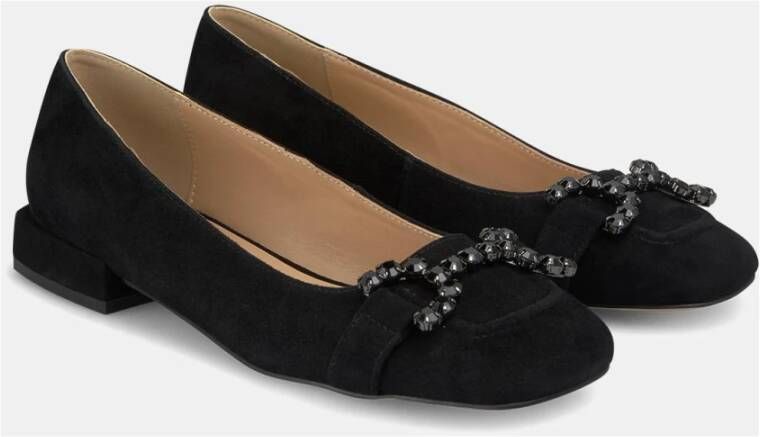 Alma en Pena Versierde Ballerina Flats Black Dames