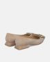 Alma en Pena Vierkante ballerina ornament Beige Dames - Thumbnail 3