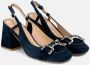 Alma en Pena Vierkante hak gesp schoen Blue Dames - Thumbnail 2