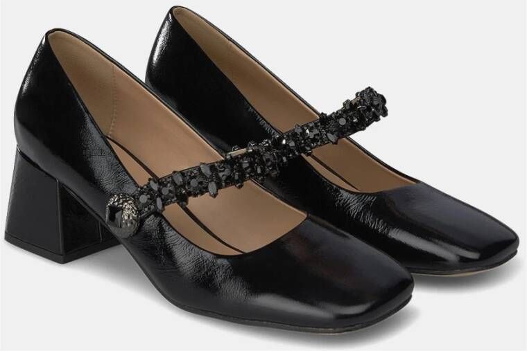 Alma en Pena Vierkante neus schoenen Black Dames