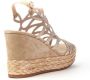 Alma en Pena Wedges Beige Dames - Thumbnail 3