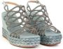 Alma en Pena Wedges Blue Dames - Thumbnail 2