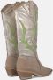 Alma en Pena Western Stijl Leren Cowboy Laarzen Green Dames - Thumbnail 3