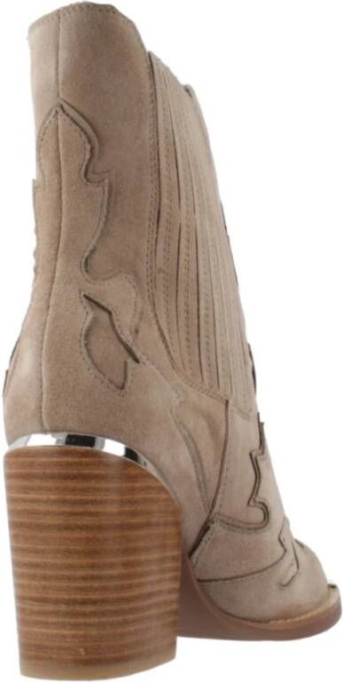 Alma en Pena Western Style Cowboy Boots Brown Dames