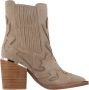 Alma en Pena Western Style Cowboy Boots Brown Dames - Thumbnail 6