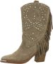 Alma en Pena Western Style Cowboy Boots Brown Dames - Thumbnail 4