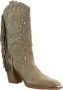 Alma en Pena Western Style Cowboy Boots Brown Dames - Thumbnail 10