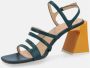 ALOHAS Aubrey Leren Sandalen Blue Dames - Thumbnail 10