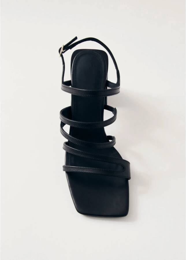 ALOHAS Aubrey Total Leren Sandalen Black Dames