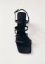 ALOHAS Aubrey Total Leren Sandalen Black Dames - Thumbnail 2