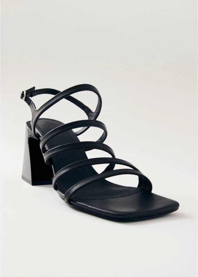 ALOHAS Aubrey Total Leren Sandalen Black Dames