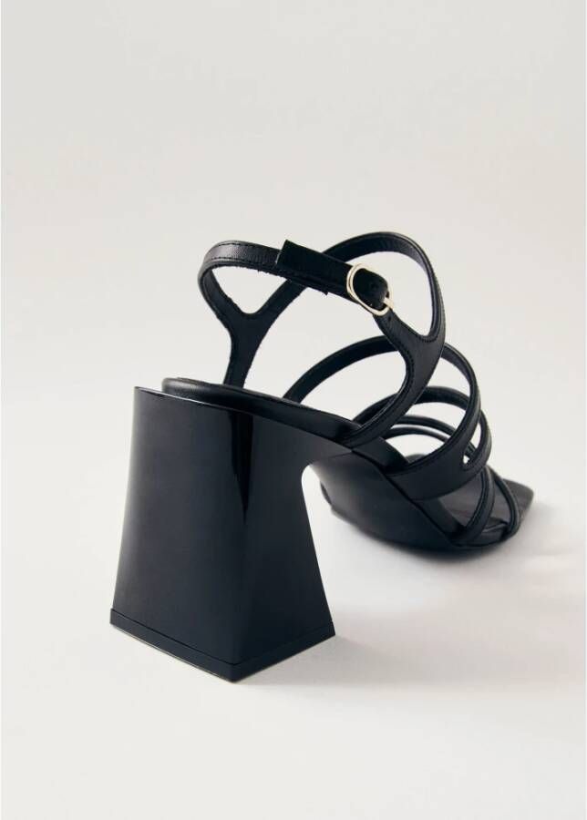 ALOHAS Aubrey Total Leren Sandalen Black Dames