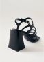 ALOHAS Aubrey Total Leren Sandalen Black Dames - Thumbnail 6